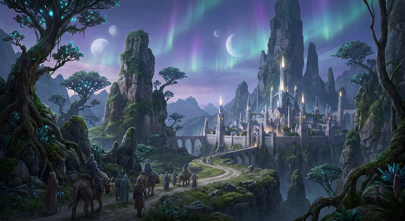 please make hight quality image of fantasy workd must look real