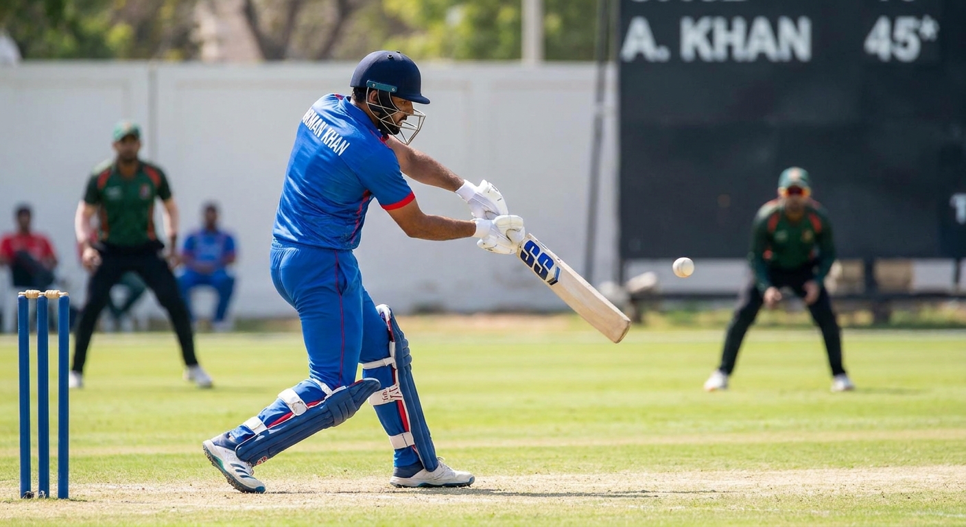 arman khan playing cricket