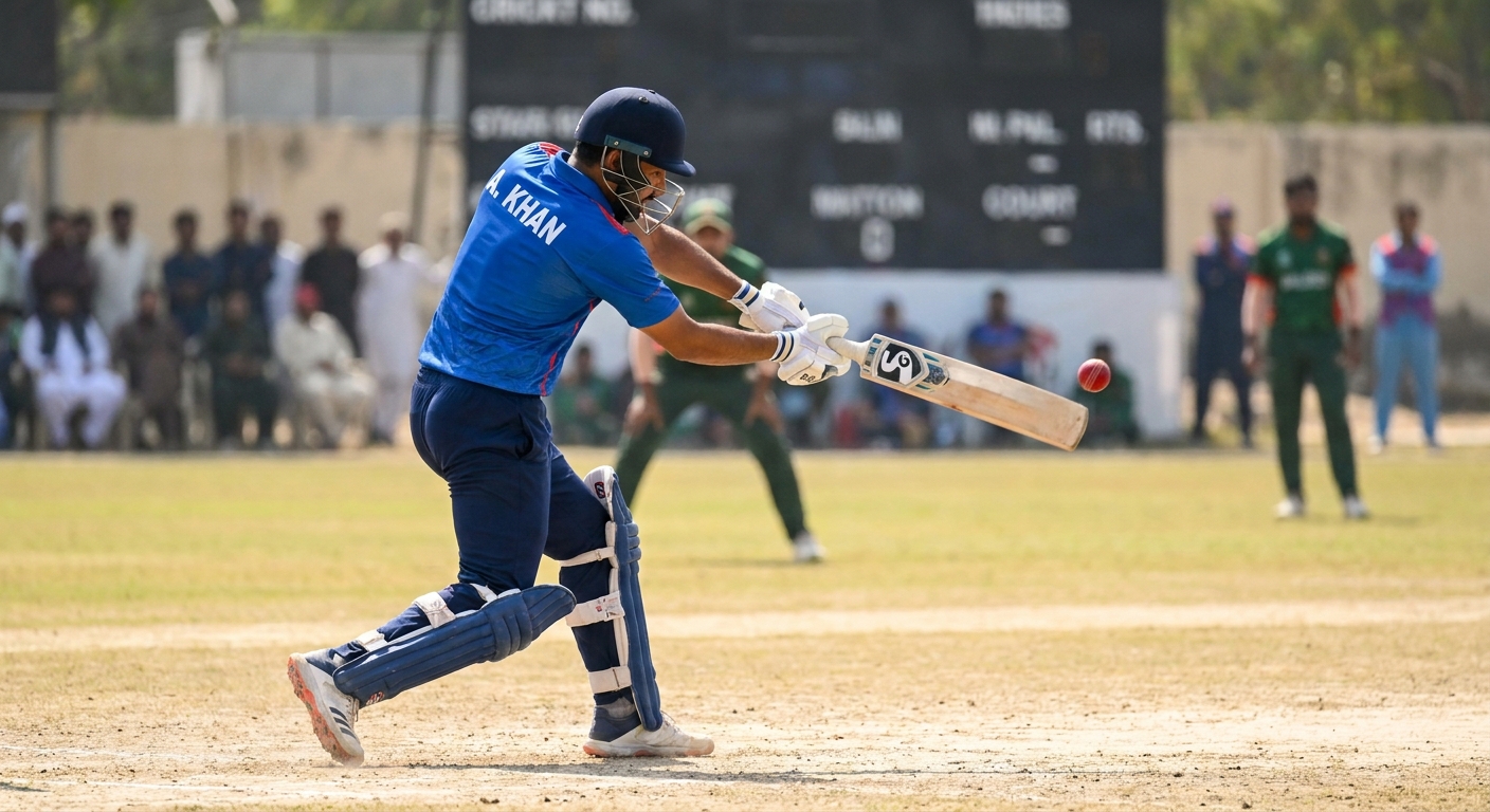 arman khan playing cricket