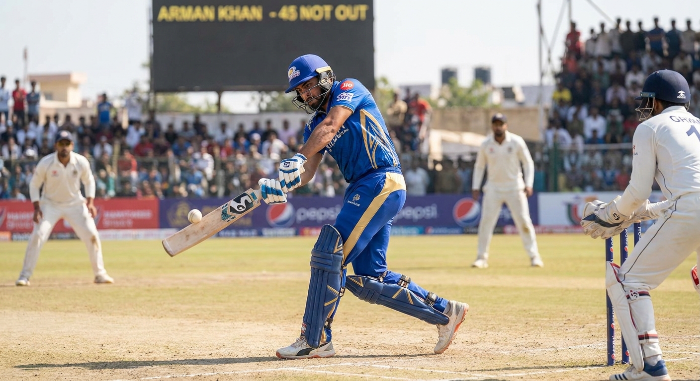 arman khan playing cricket